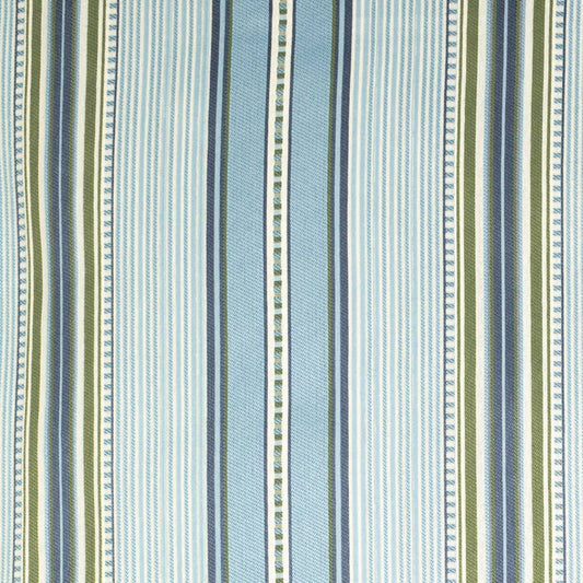 D4567 Stripe Terrace Pool Aqua & Teal Charlotte Fabrics