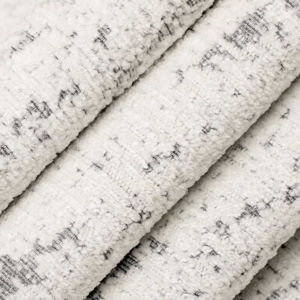 D4595 Abstract & Geometric,Plain & Solid Frost Grey & Silver Charlotte Fabrics