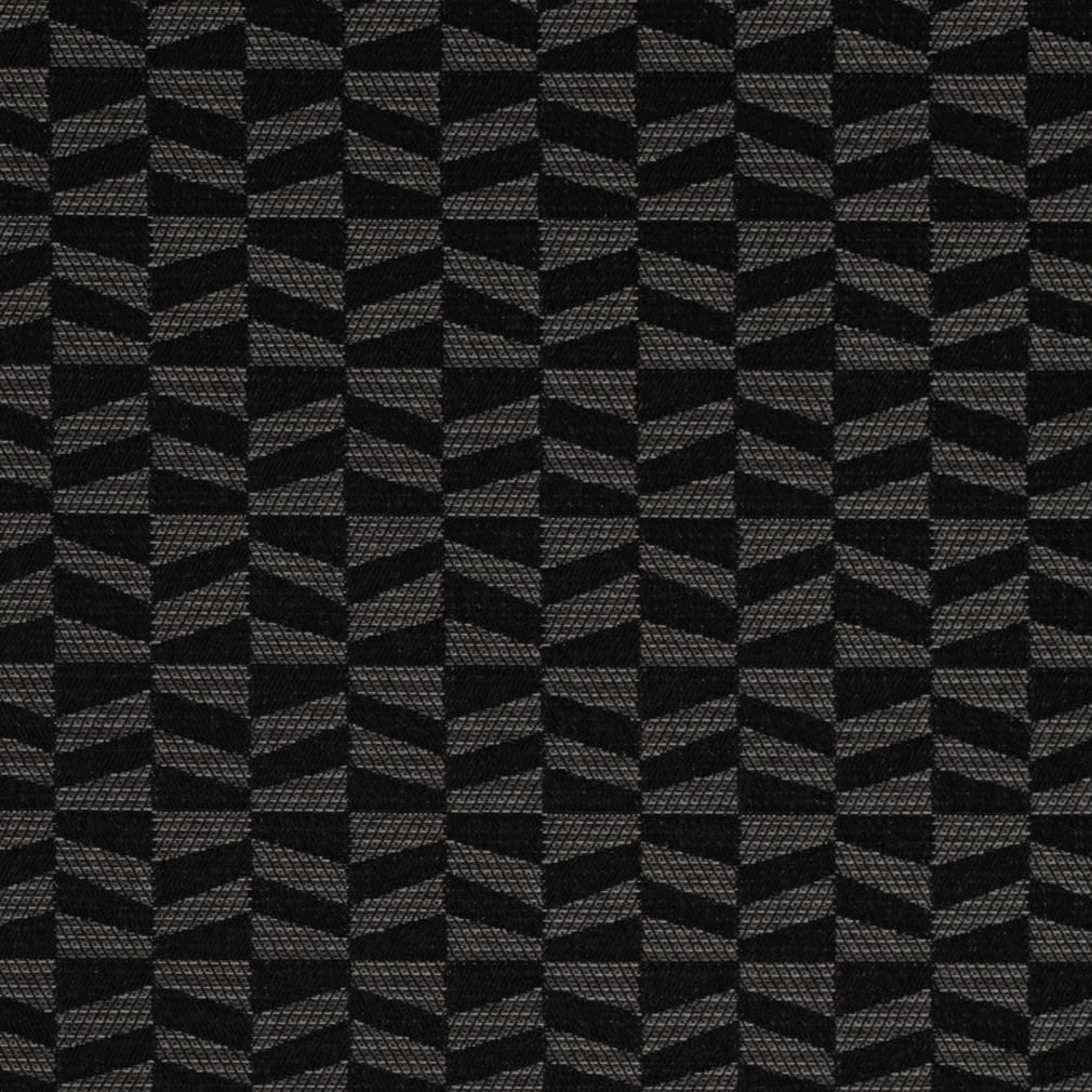 D4603 Abstract & Geometric,Small Scale Jet Black Charlotte Fabrics
