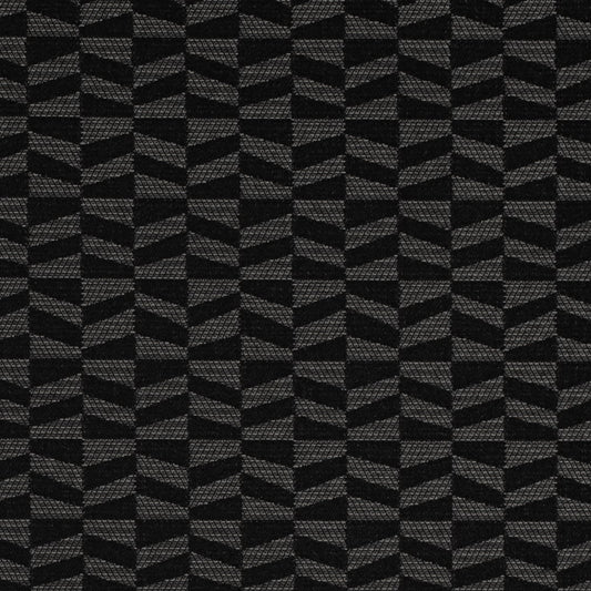 D4603 Abstract & Geometric,Small Scale Jet Black Charlotte Fabrics