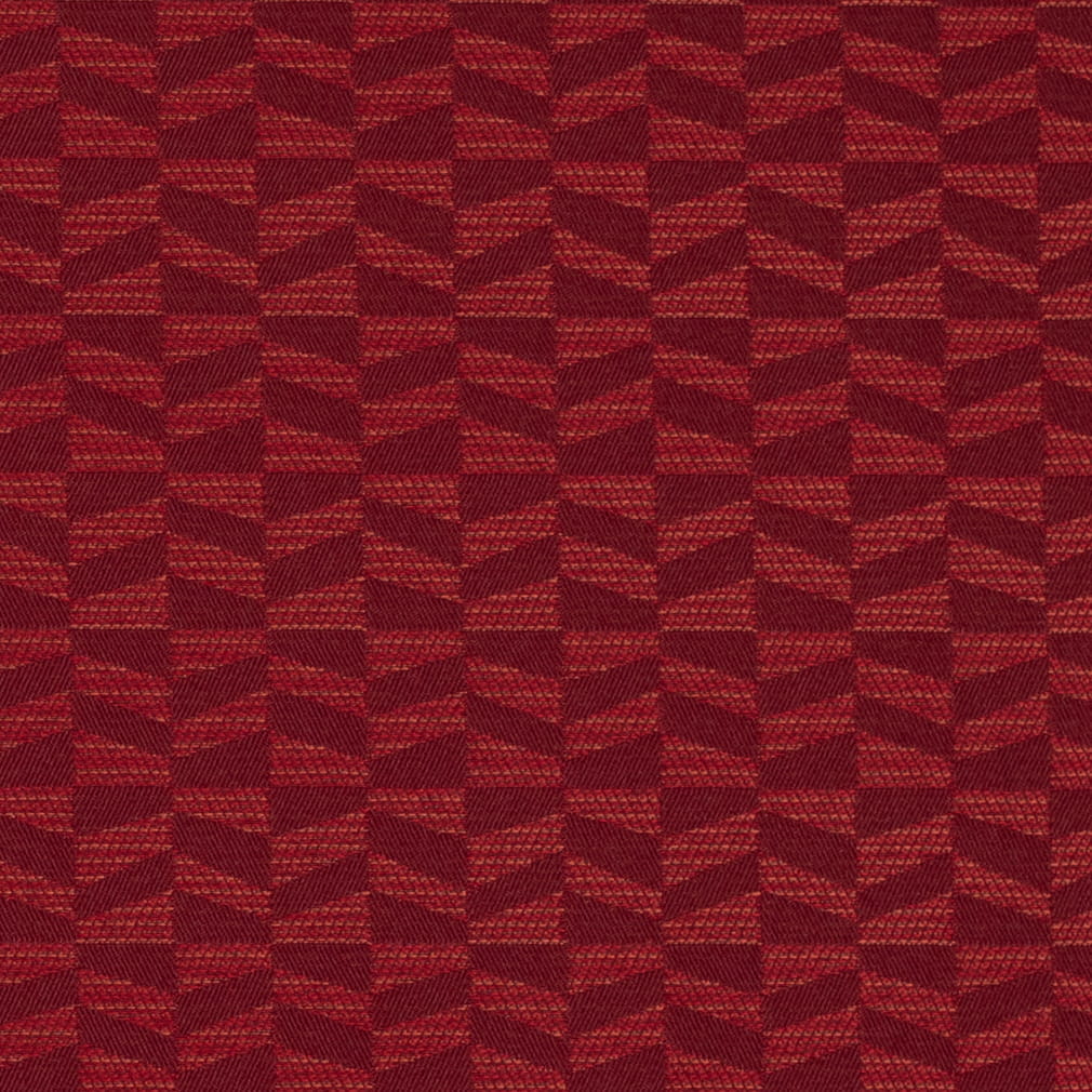 D4604 Abstract & Geometric,Small Scale Scarlett Red & Burgundy Charlotte Fabrics