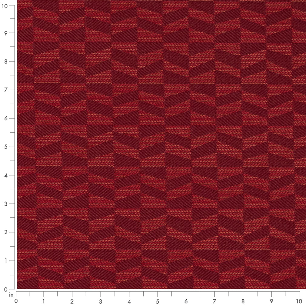 D4604 Abstract & Geometric,Small Scale Scarlett Red & Burgundy Charlotte Fabrics