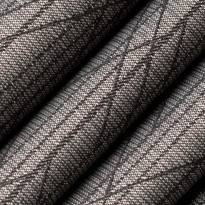 D4608 Abstract & Geometric Smoke Grey & Silver Charlotte Fabrics