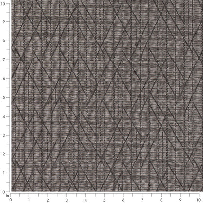 D4608 Abstract & Geometric Smoke Grey & Silver Charlotte Fabrics