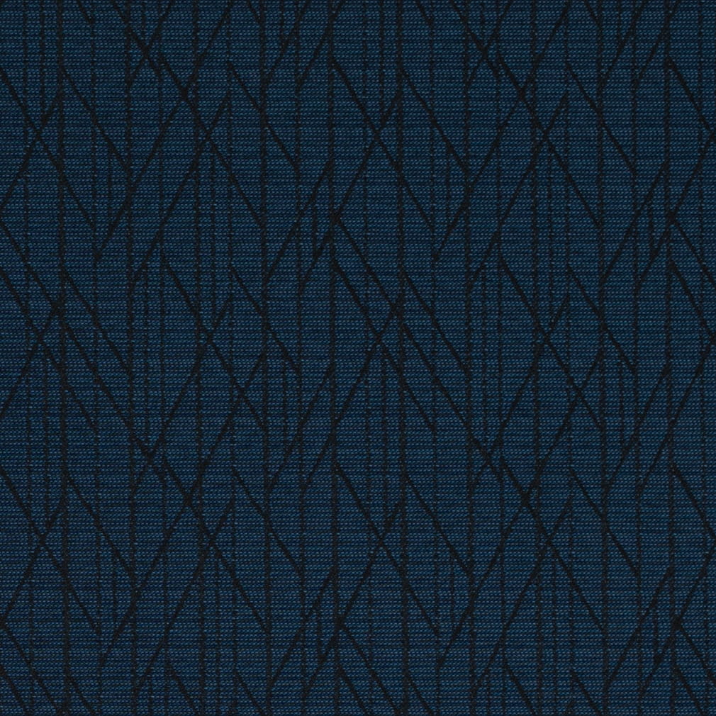 D4609 Abstract & Geometric Midnight Blue Charlotte Fabrics