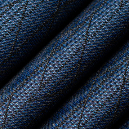 D4609 Abstract & Geometric Midnight Blue Charlotte Fabrics