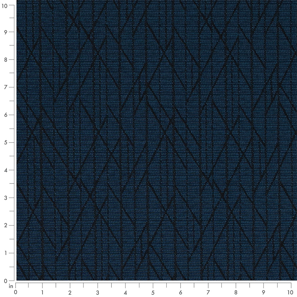 D4609 Abstract & Geometric Midnight Blue Charlotte Fabrics
