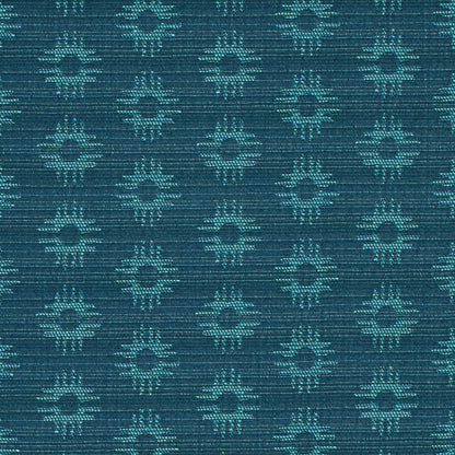 D4612 Abstract & Geometric Horizon Blue Charlotte Fabrics