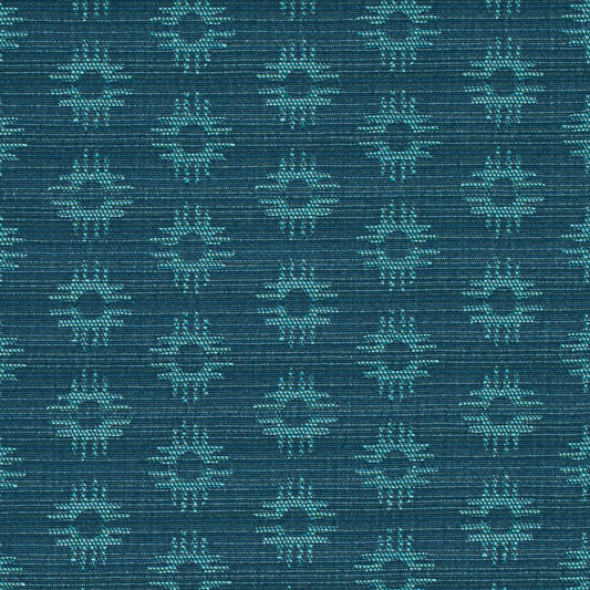 D4612 Abstract & Geometric Horizon Blue Charlotte Fabrics