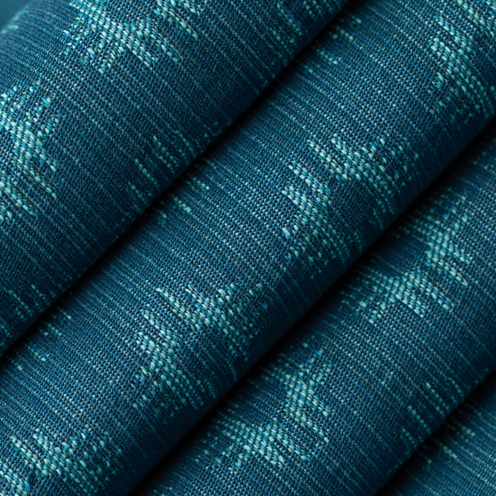 D4612 Abstract & Geometric Horizon Blue Charlotte Fabrics