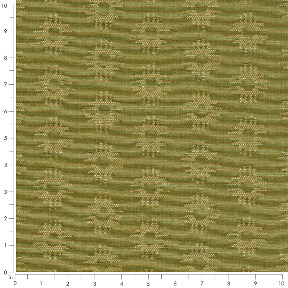 D4614 Abstract & Geometric Kiwi Green Charlotte Fabrics