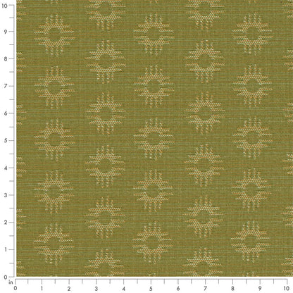 D4614 Abstract & Geometric Kiwi Green Charlotte Fabrics