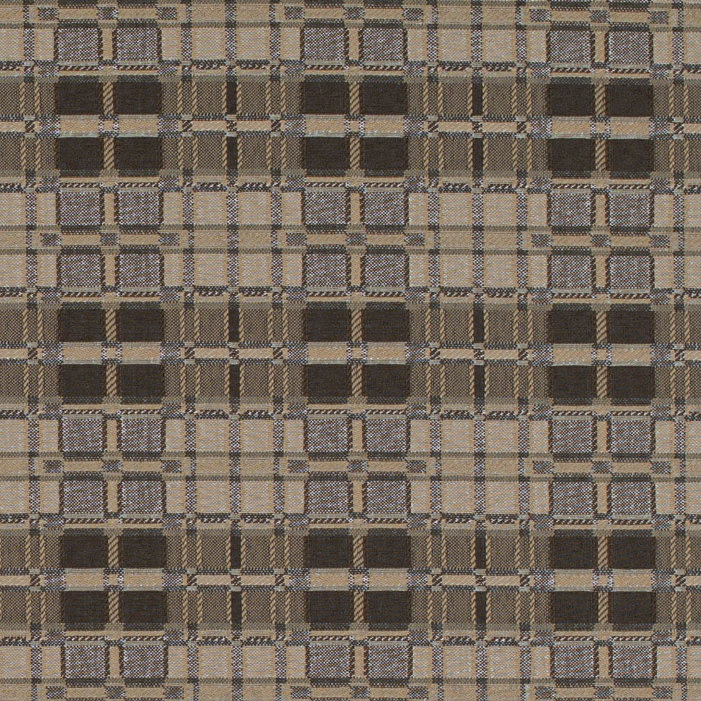 D4615 Plaid Lead Grey & Silver Charlotte Fabrics