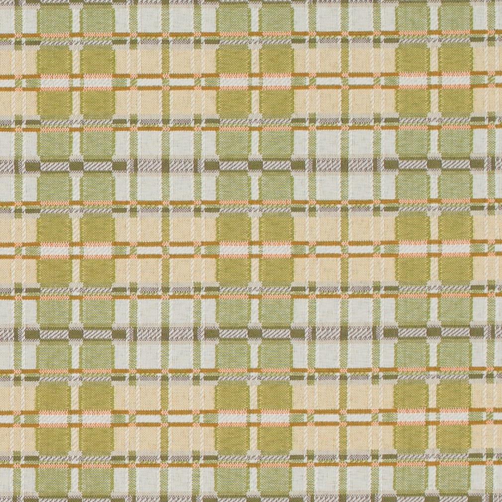 D4616 Plaid Artichoke Green Charlotte Fabrics