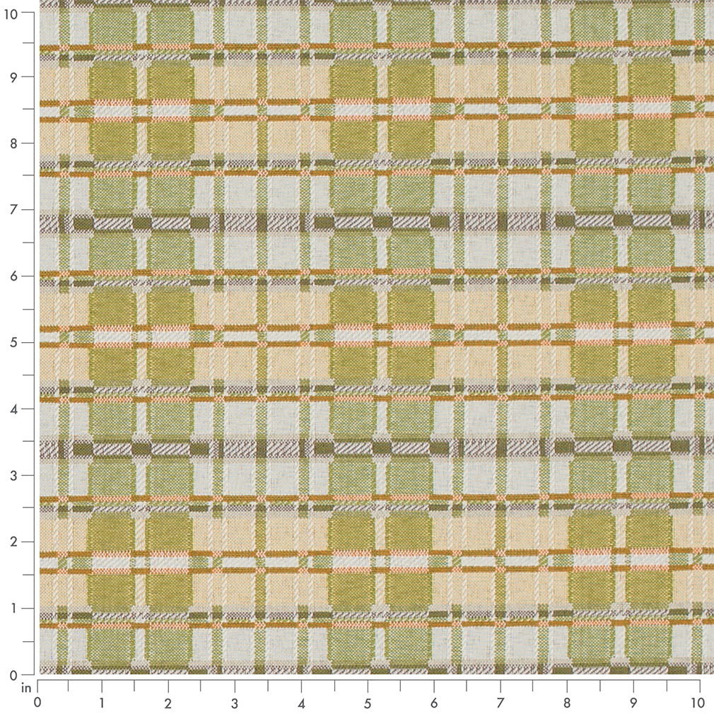D4616 Plaid Artichoke Green Charlotte Fabrics