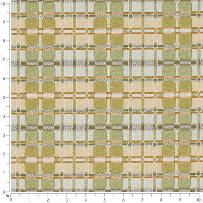 D4616 Plaid Artichoke Green Charlotte Fabrics