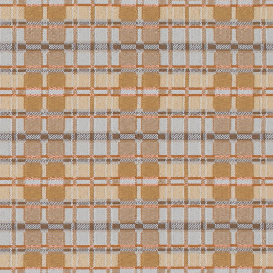 D4618 Plaid Biscotti Gold & Yellow Charlotte Fabrics