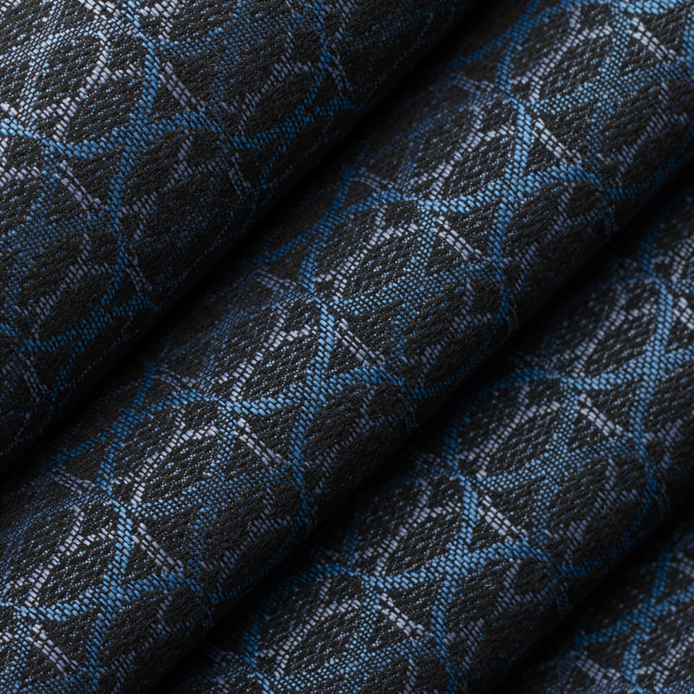 D4622 Abstract & Geometric,Small Scale Sapphire Blue Charlotte Fabrics