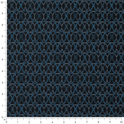D4622 Abstract & Geometric,Small Scale Sapphire Blue Charlotte Fabrics