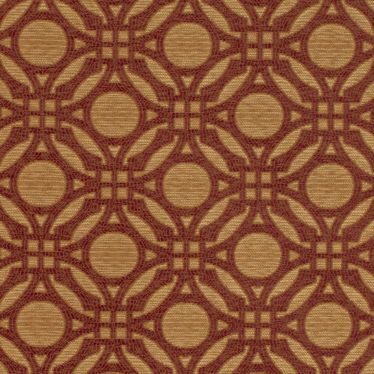 D4630 Abstract & Geometric Brick Orange & Rust Charlotte Fabrics