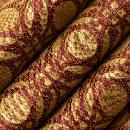 D4630 Abstract & Geometric Brick Orange & Rust Charlotte Fabrics