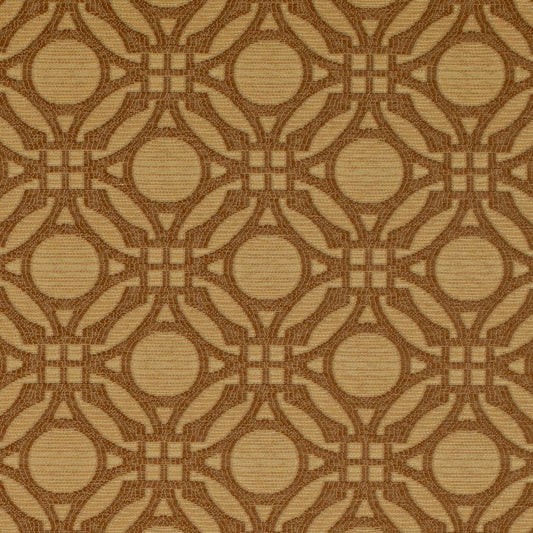 D4631 Abstract & Geometric Bronze Gold & Yellow Charlotte Fabrics