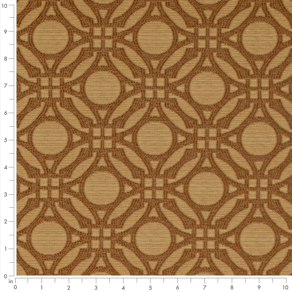 D4631 Abstract & Geometric Bronze Gold & Yellow Charlotte Fabrics