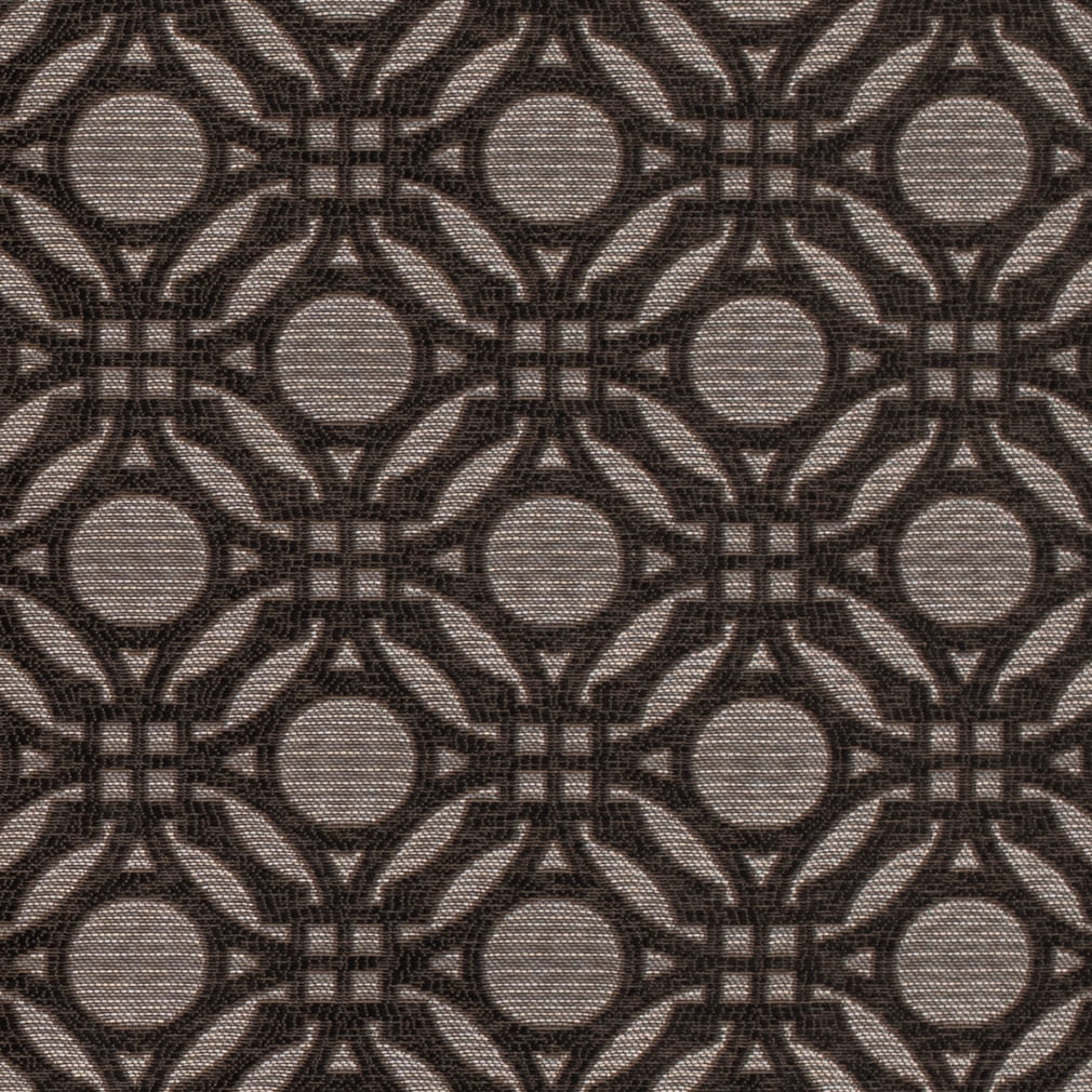 D4632 Abstract & Geometric Midnight Black Charlotte Fabrics