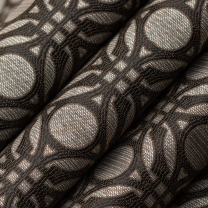 D4632 Abstract & Geometric Midnight Black Charlotte Fabrics