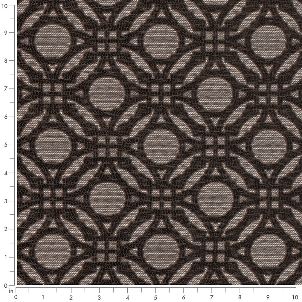 D4632 Abstract & Geometric Midnight Black Charlotte Fabrics