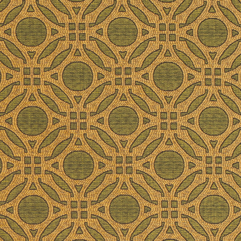 D4633 Abstract & Geometric Olive Green Charlotte Fabrics