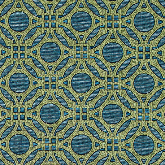 D4634 Abstract & Geometric Teal Aqua & Teal,Green Charlotte Fabrics