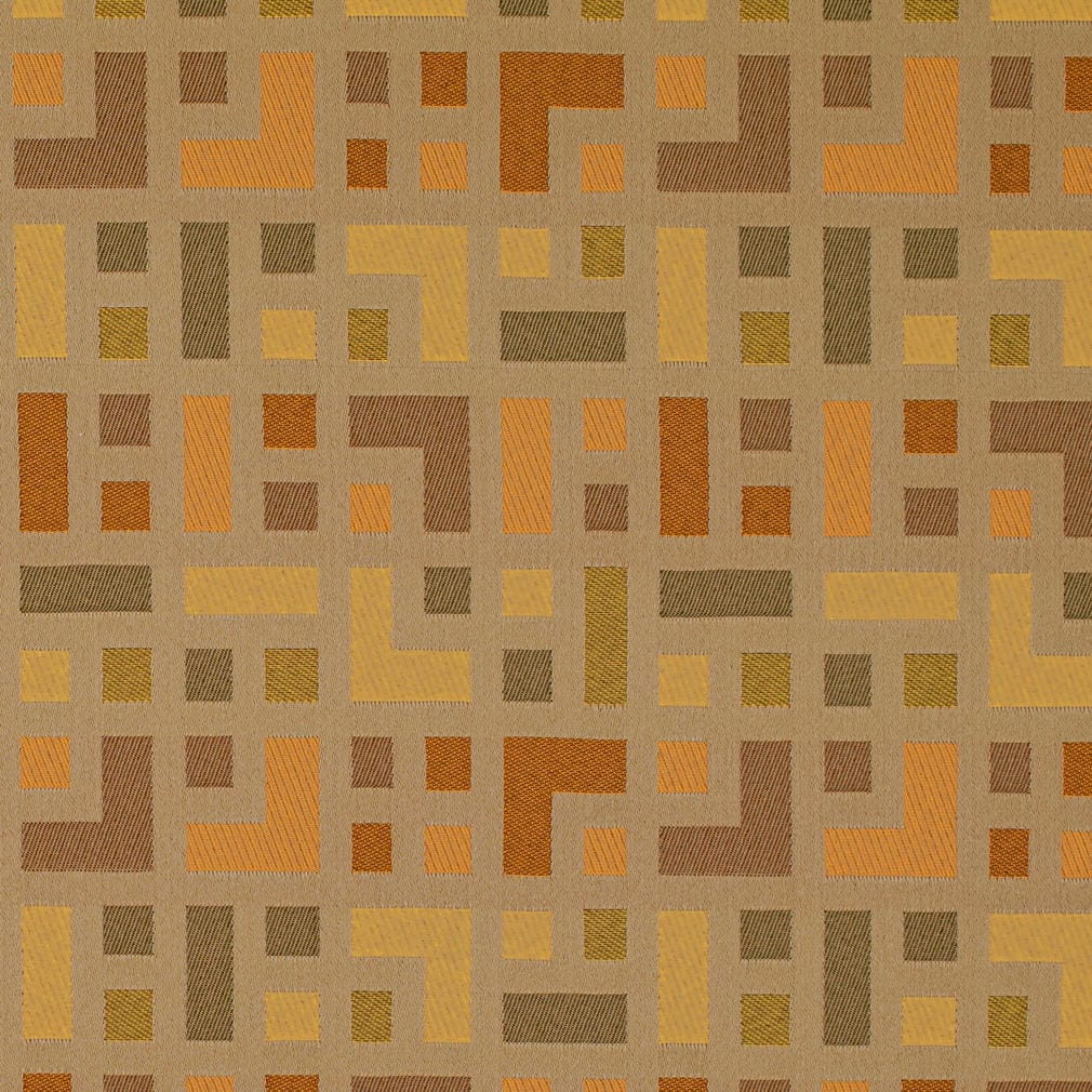 D4636 Abstract & Geometric Mustard Gold & Yellow Charlotte Fabrics