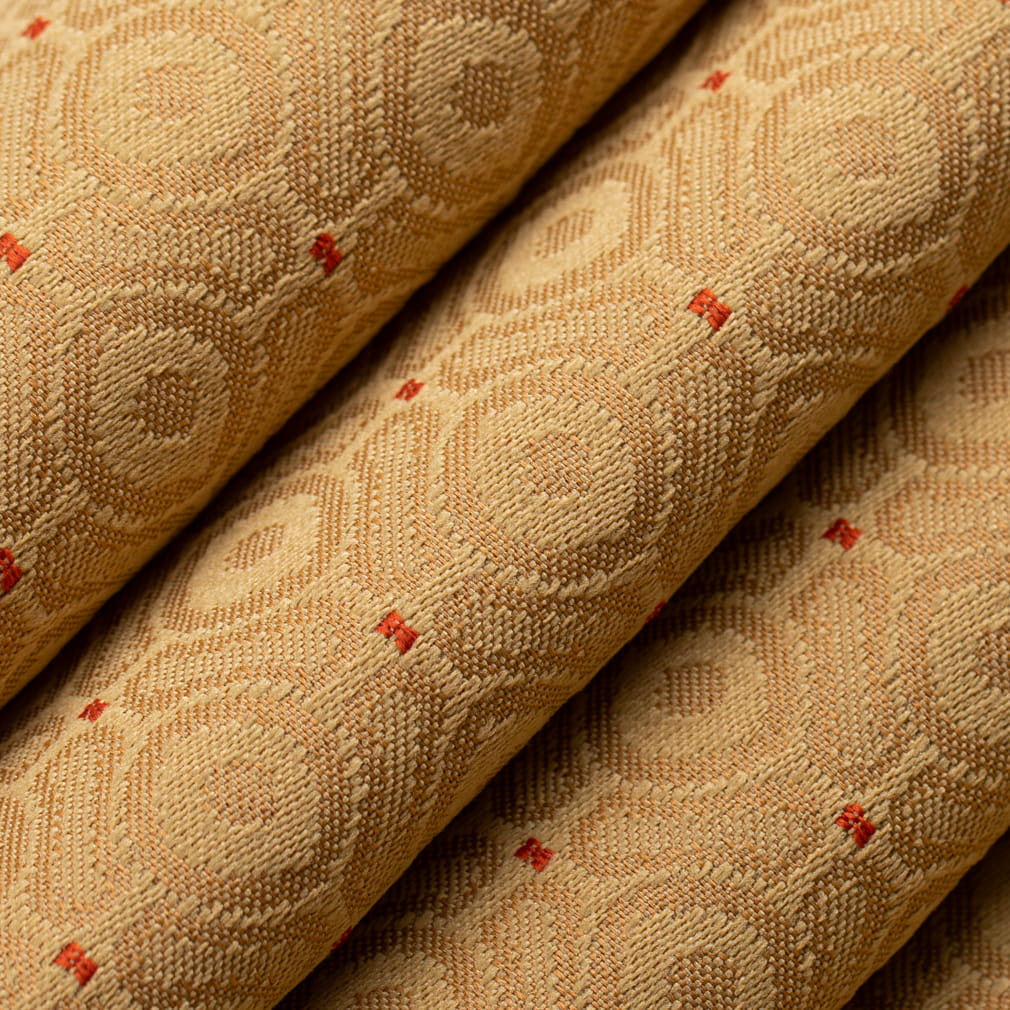 D4639 Abstract & Geometric,Small Scale Dandelion Gold & Yellow Charlotte Fabrics