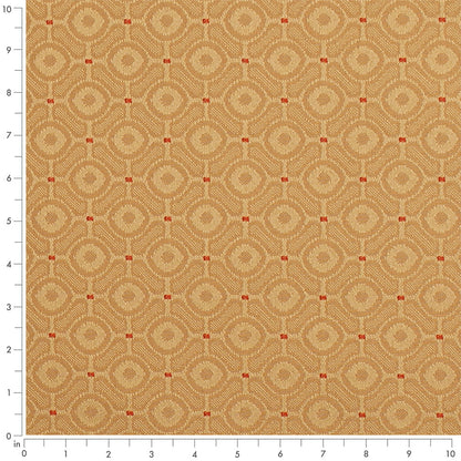 D4639 Abstract & Geometric,Small Scale Dandelion Gold & Yellow Charlotte Fabrics