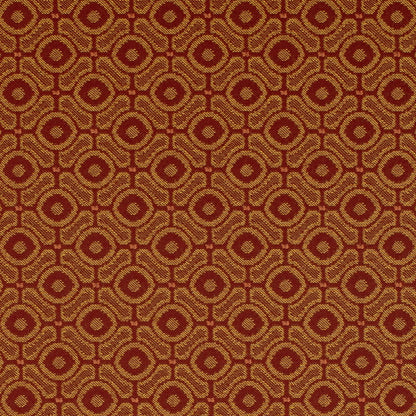 D4640 Abstract & Geometric,Small Scale Crimson Orange & Rust Charlotte Fabrics