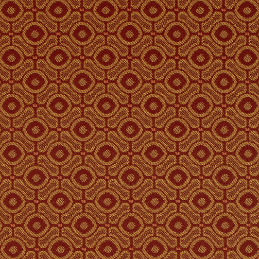 D4640 Abstract & Geometric,Small Scale Crimson Orange & Rust Charlotte Fabrics