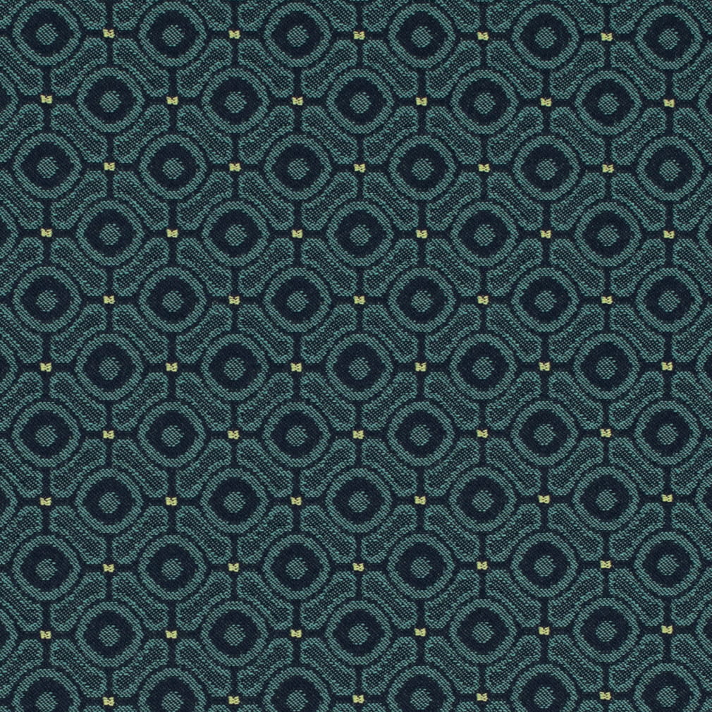 D4642 Abstract & Geometric,Small Scale Pacific Blue Charlotte Fabrics