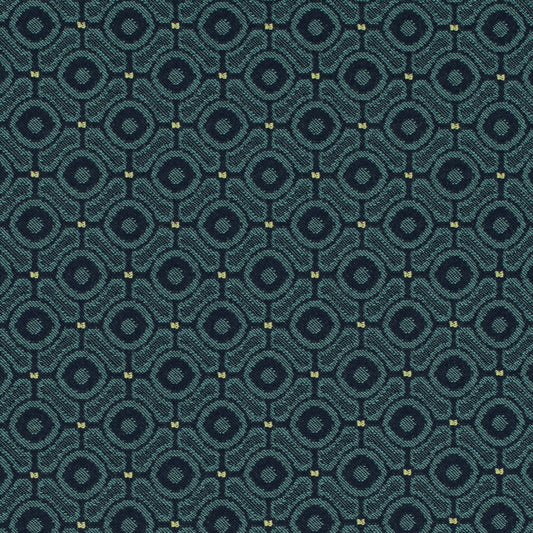 D4642 Abstract & Geometric,Small Scale Pacific Blue Charlotte Fabrics