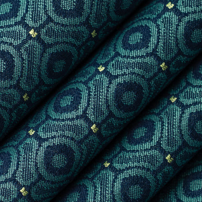 D4642 Abstract & Geometric,Small Scale Pacific Blue Charlotte Fabrics