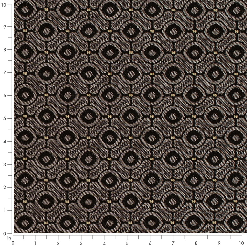 D4643 Abstract & Geometric,Small Scale Coal Black,Grey & Silver Charlotte Fabrics