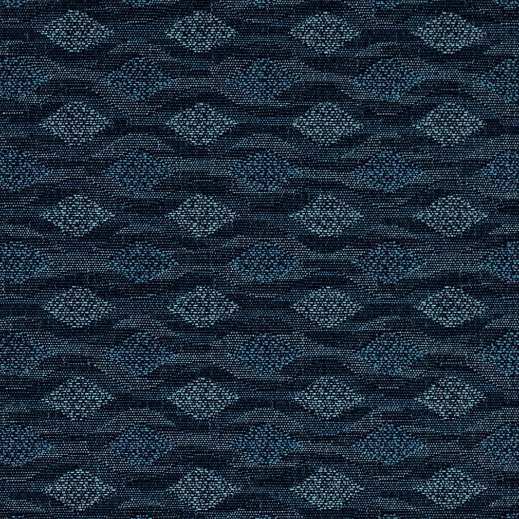 D4644 Abstract & Geometric Harbor Blue Charlotte Fabrics