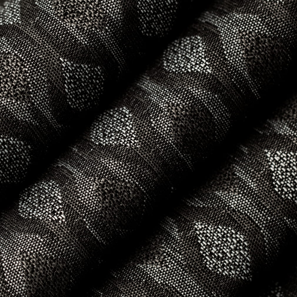 D4645 Abstract & Geometric Onyx Black Charlotte Fabrics