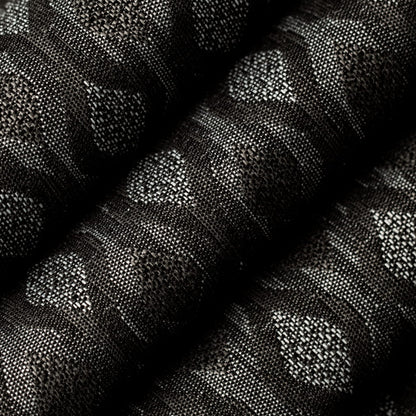 D4645 Abstract & Geometric Onyx Black Charlotte Fabrics