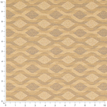 D4646 Abstract & Geometric Straw Beige & Taupe,Gold & Yellow Charlotte Fabrics