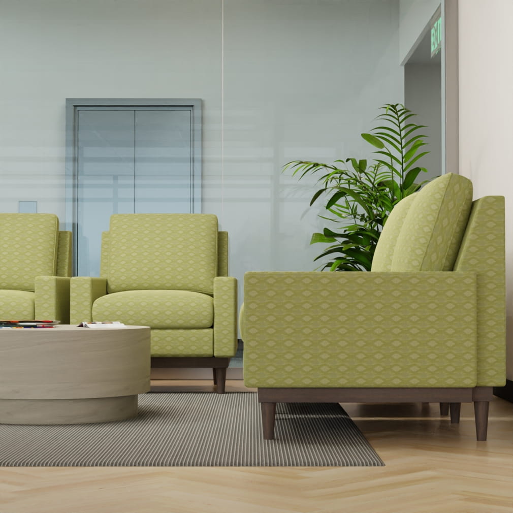 D4647 Abstract & Geometric Sage Green Charlotte Fabrics