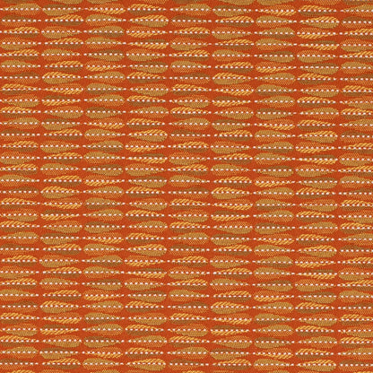 D4649 Abstract & Geometric,Small Scale Marigold Orange & Rust Charlotte Fabrics