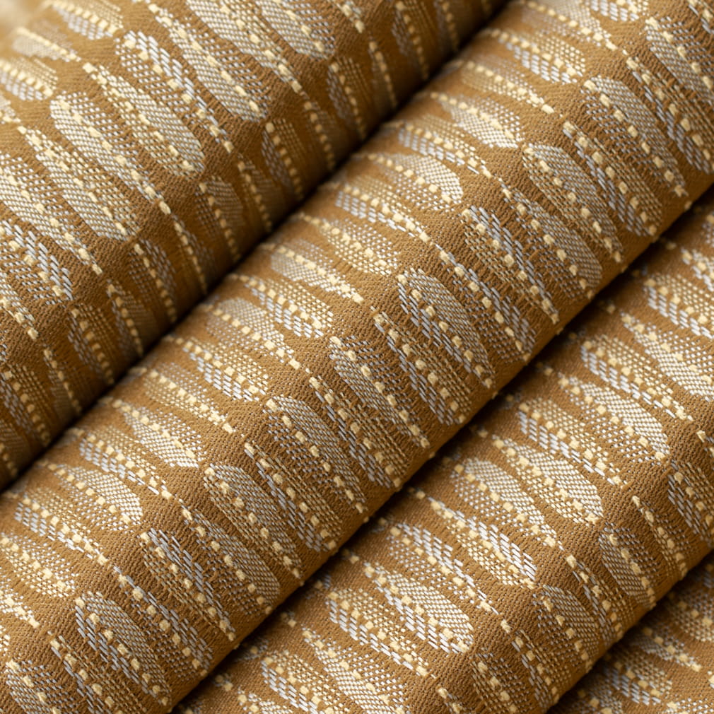 D4651 Abstract & Geometric,Small Scale Oak Gold & Yellow Charlotte Fabrics