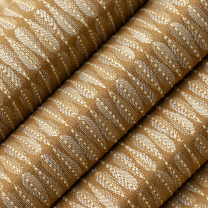 D4651 Abstract & Geometric,Small Scale Oak Gold & Yellow Charlotte Fabrics
