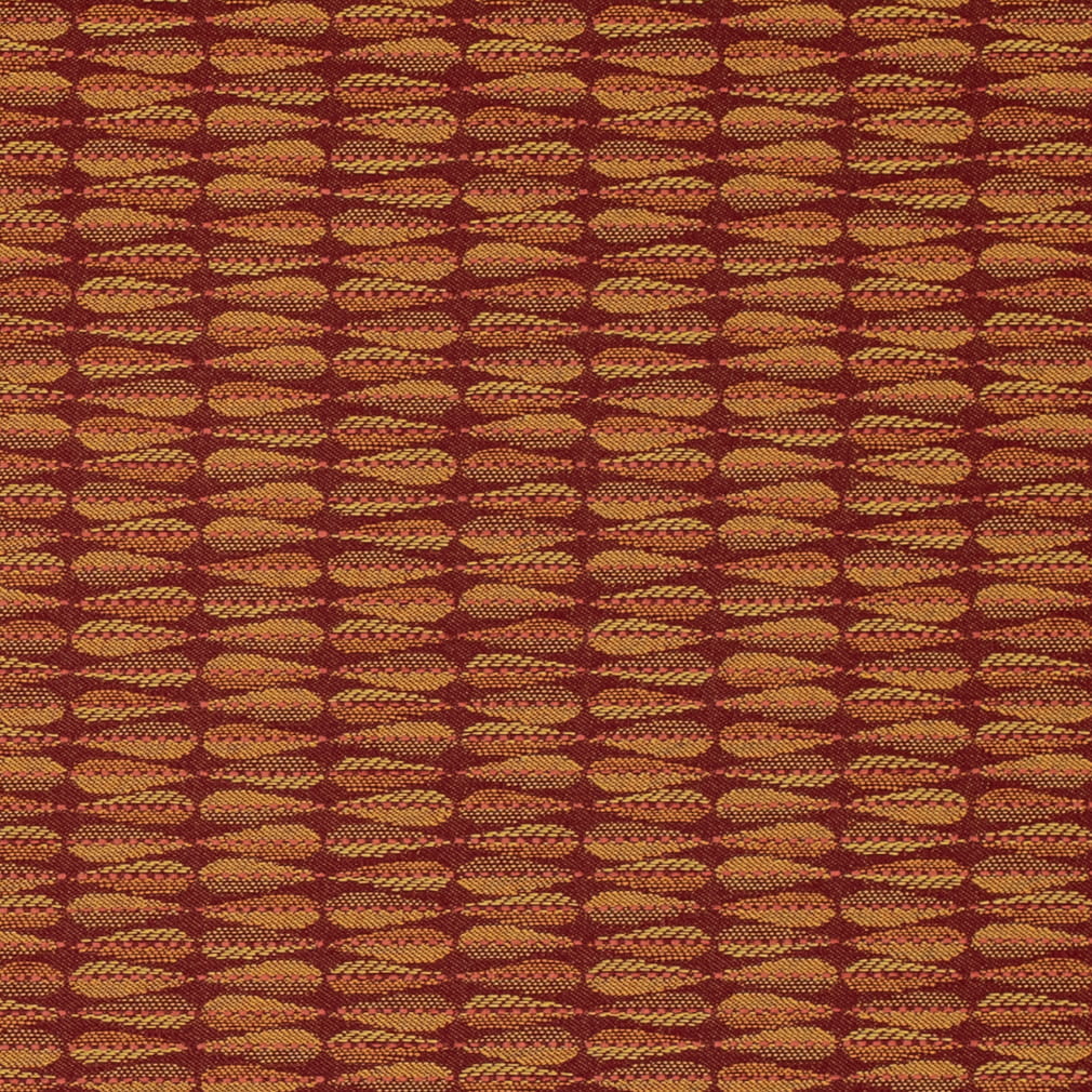 D4652 Abstract & Geometric,Small Scale Cayenne Orange & Rust,Red & Burgundy Charlotte Fabrics